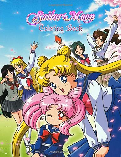 Sailor Moon Coloring Book: Great Coloring Pages For Girls - Ages 3-7