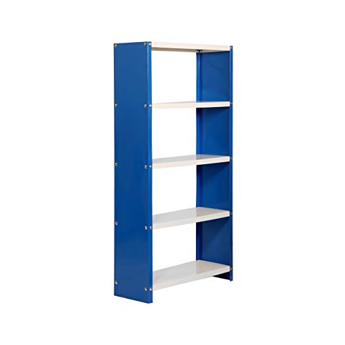 SimonRack Estantería Metálica para Hogar Habitat Color Mini Azul/Blanco