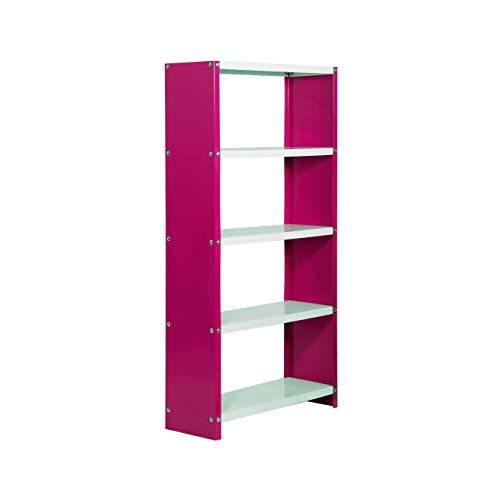 SimonRack Estantería Metálica para Hogar Habitat Color Mini Rosa/Blanco