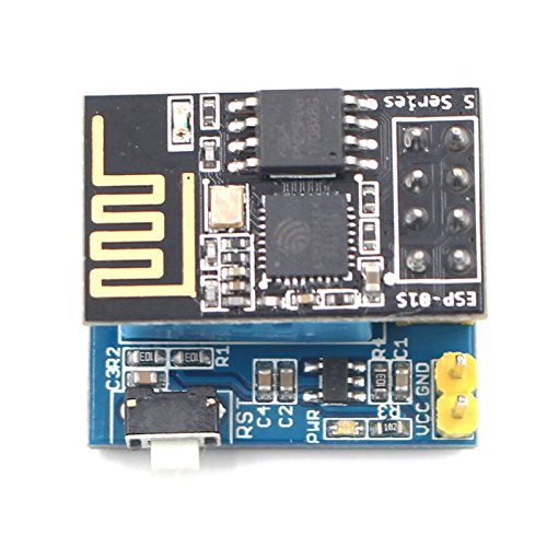 SODIAL ESP8266 ESP-01S serie Transceptor inalambrico + Monitor de humedad de temperatura DHT11 Sensor de escudo Tarjeta de adaptador de modulo Wifi