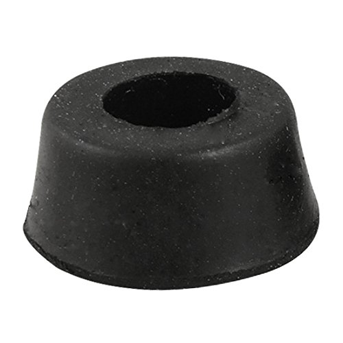 SODIAL(R) 10 Piezas de 26mm x 12mm Cubierta Protecror para Pata de Muebles, Conico Goma Negro