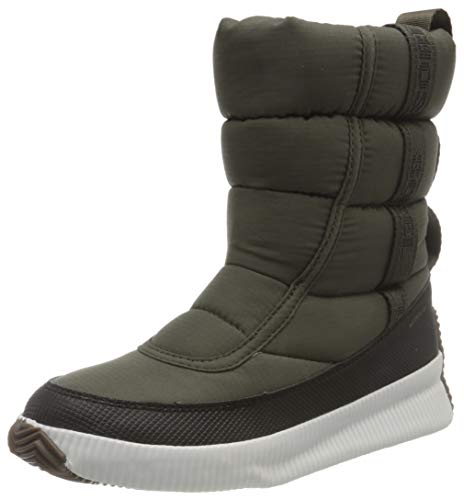 Sorel out N About Puffy Mid, Botas para Nieve Mujer, Verde (Alpine Tundra), 39 EU