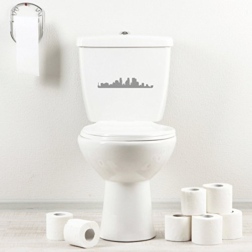 stickany adhesivo Series Minneapolis Skyline para baño para inodoro cuenco, baño, asiento (por defecto)