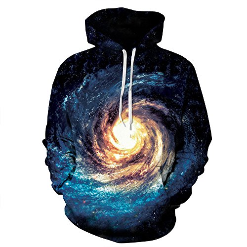 Sudadera 3D Starry Modelos De Primavera Y Otoño Suéter con Capucha Amantes De La Personalidad Chaqueta Deportiva De Gran Tamaño AC-S/M