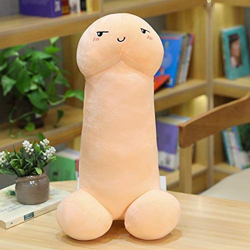 T&C Pene de Peluche Kawaii, muñeco Divertido Suave Perfecto para Regalos (Clarito, 30cm)