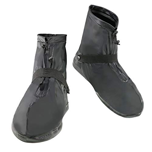 THEE Impermeable Cubrecalzado PVC Cubrezapatos de Botas de Lluvia al Aire Libre Antideslizantes Reutilizables Cubiertas de Zapatos