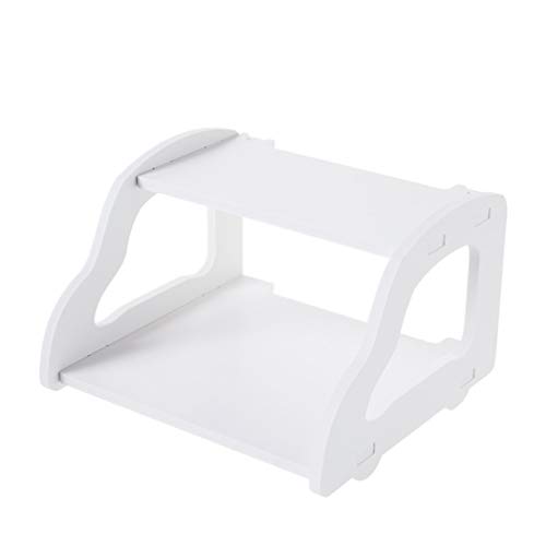 TOPBATHY Soporte de Pared Estante Flotante Soporte de Consola de TV enrutadores Soporte de Control Remoto Organizador Estante Soporte de Pared Estante de Almacenamiento de Suministros de Oficina