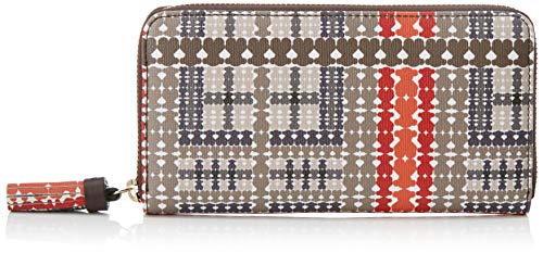 TOUS Alicya, Cartera para Mujer, Multicolor (Piedra/Rojo 995970400), 19.5x11x2 cm (W x H x L)