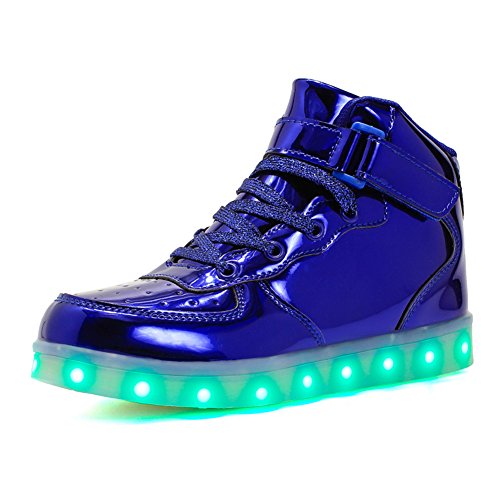 Voovix LED Zapatos con Mando a Distancia para Niñas (Azul01,40)