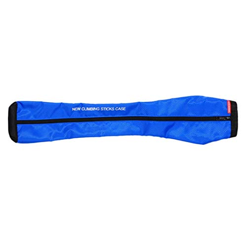 YSHTAN Bolsa de almacenamiento plegable para bastones de senderismo y otras bolsas de deporte, para exteriores, senderismo, alpenstock, contenedor de pegatinas, color azul