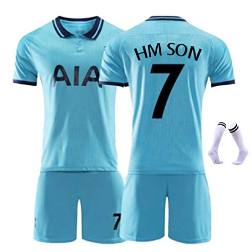 YUUY Heung-Min # 7 Conjunto de Camiseta de fútbol para Hombre Camiseta de fútbol Transpirable y de Secado rápido Regalo para niños (Color : C, Size : Child-28)