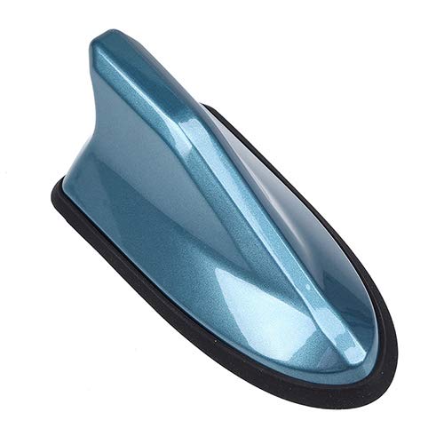 ZHAOSHOP Posebay Coche Exterior Detalles Techo Tark Antennas Radio FM Aéreas Universal para Mini Cooper/BMW/Hyundai/VW/Citroen/Mazda/KIA Aleta de tiburón de Coche (Color : Kingfisher Blue)