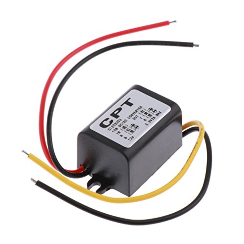 1x Adaptador de 12V a 3.3V 3A 10W DC DC Módulo de Fuente de Alimentación para Coche