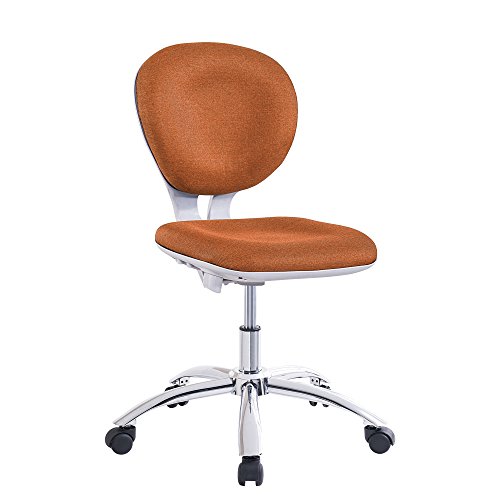 Adec - Silla Escritorio, Sillon para despacho, Silla Estudio Modelo Giocco, Color Naranja, Medidas: 86-92 cm (Altura) x 60 cm (Ancho)