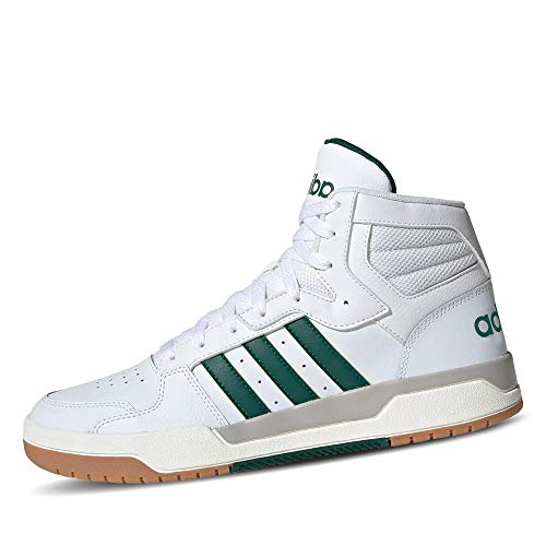 Adidas ENTRAP Mid, Zapatillas Deportivas Hombre, FTWR White/Collegiate Green/Grey Two F17, 42 2/3 EU