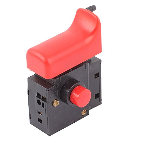 Aexit Black FA2-6 / 1BEK 250V 6A 5E4 Bloqueo en el control de velocidad Interruptor de gatillo (model: C6326IIIVII-6205DH) de taladro eléctrico