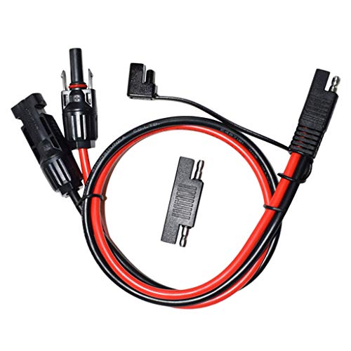 Almencla 10 AWG 36V 30A Conector MC4 a SAE de Silicona, Longitud: 70cm / 27,56 Pulgadas, Fácil de Usar, Servicio Personalizado Disponible