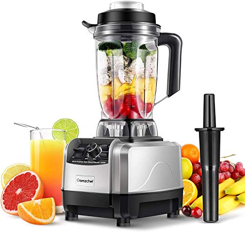 AMZCHEF Batidora Smoothie, Licuadora Profesional 1500W, 10 Velocidades Ajustables, 2L Tritan Container, sin BPA, 26000 U/min, Pulso Incorporado [Clase de eficiencia energética A+++]