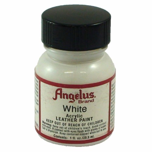 Angelus Pintura acrílica para cuero – 1 oz, color blanco