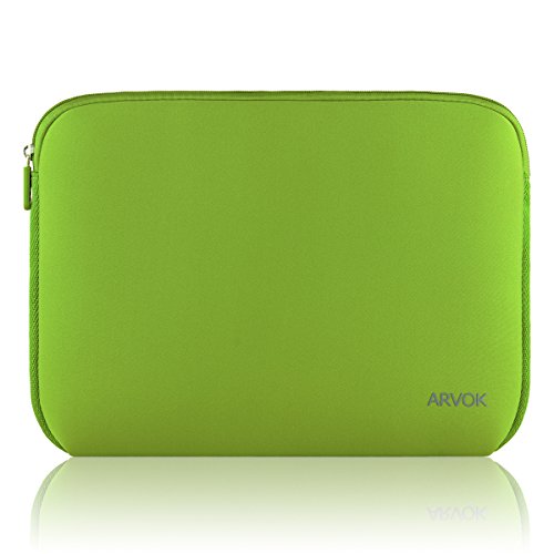 Arvok 15,6 Pulgadas Funda Protectora para Portátiles/Impermeable Ordenador Portátil Caso/Neopreno del Portátil Bolsa para Acer/ASUS/DELL/Fujitsu/Lenovo/HP/Samsung/Sony (Verde Oscuro)