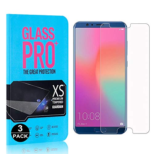 Bear Village® Protector de Pantalla Huawei Honor 10, 9H Cristal Templado, Anti-Golpe, 3D Touch Protector de Pantalla para Huawei Honor 10, 3 Unidades