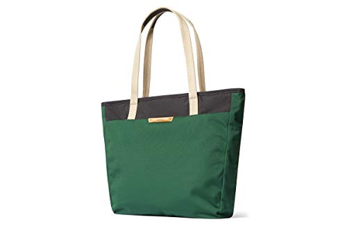 Bellroy Tokyo Tote, Bolso de Mano Tejido Resistente al Agua (portátil de 13”, Tableta, Papeles, Cables, Botella de Agua, Cambio de Ropa, artículos del día a día) - Forest