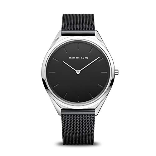 BERING Reloj Analógico para Unisex de Cuarzo con Correa en Acero Inoxidable 17039-102