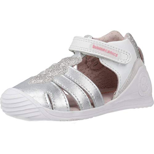 Biomecanics Sandalias Chanclas 202124 para Niñas Plateado 23 EU