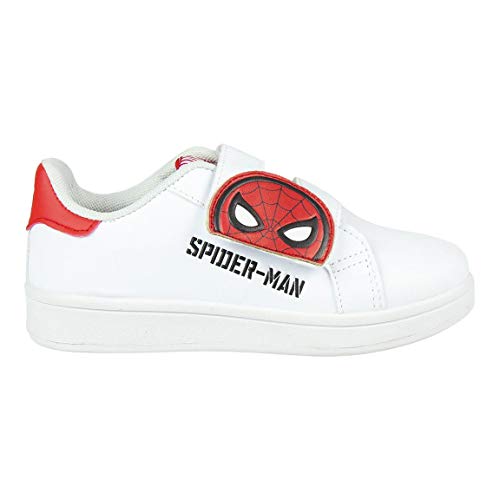 CERDÁ LIFE'S LITTLE MOMENTS Cerdá-Zapatillas Deportivas Spiderman de Color Blanco, Niños, 25