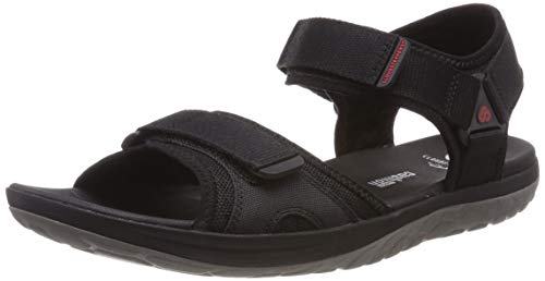 Clarks Step Beat Sun, Abierta Sandalias Punta Cerrada, Negro (Black-), 44 EU