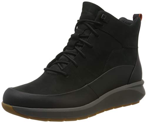 Clarks Un Venturehi, Botines Mujer, Negro (Black Combi Black Combi), 40 EU