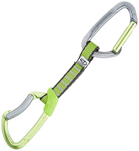 Climbing Technology Lime 2E661DZC0LCTST1 - Cinta exprés para Escalada, 12 cm, Color Verde/Gris