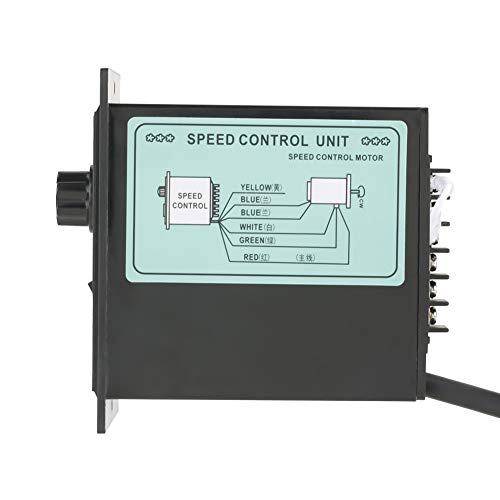 Controlador de velocidad del motor, 400W AC 220V Controlador de velocidad del motor de alta precisión Regulador puntual del motor Regulación de velocidad de dirección hacia adelante y hacia atrás