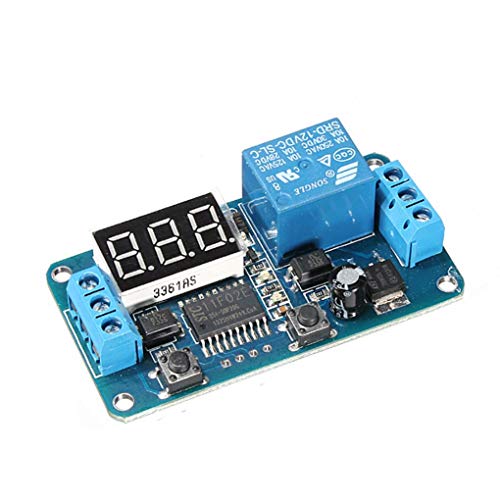 DC 12V LED Display Interruptor Digital Delay Timer Módulo de control PLC