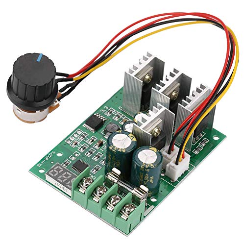 DC 6-60V 30A Controlador de Motor de CC Regulador de Velocidad con Pantalla Digital Mdulo de Accionamiento Ajustable PWM DC