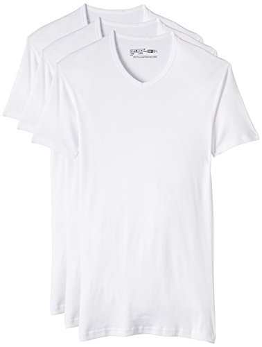 Dim Eco Dim Pack 3 Camisetas para Hombre, Blanco, S