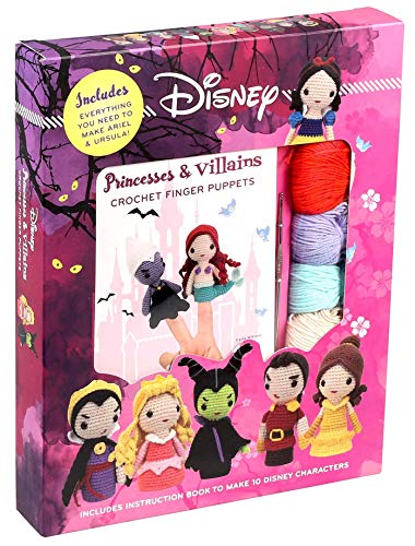 Disney Crochet Finger Puppets: Princess Vs Villains (Crochet Kits)