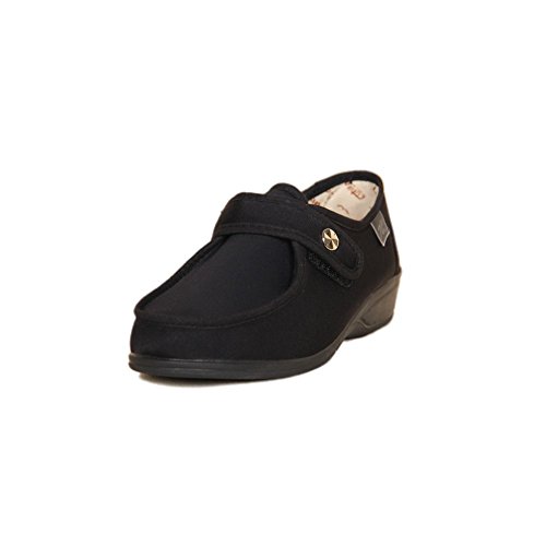 DOCTOR CUTILLAS 746 Zapatilla Velcro Confort Mujer Negro 39