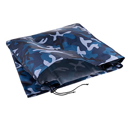 Dolity Funda Protector para Motor Fuera de Borda para Barco Marino de Color Ocean Camo - Ocean Camo, 10-45 HP