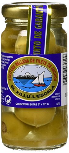 El Xillu L'Escala - Aceituna Rellena de Filete de Anchoa - 90 g