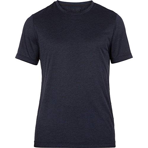 ENERGETICS Tibor - Camiseta para Hombre, Color Azul Oscuro/Negro/Amarillo, tamaño Large