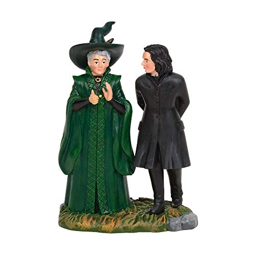 Enesco Department 56 - Harry Potter Village - Snape & McGonagall Figures, 3.5-Inches