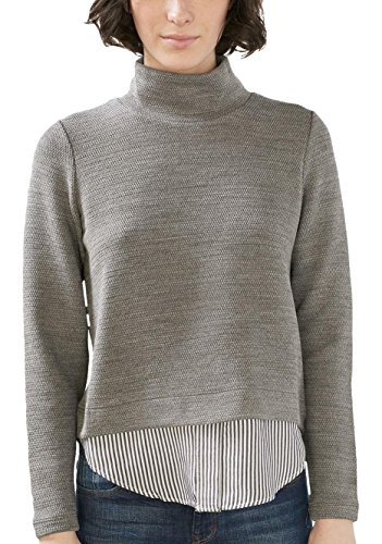 ESPRIT 126EE1J003, sudadera Mujer, Gris (LIGHT GREY), 38 (Talla del fabricante: Medium)