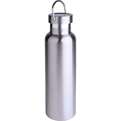 Generico Termo de 600 ml de aluminio con doble pared aislante de cobre