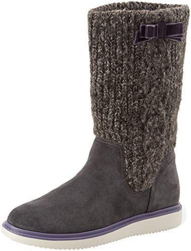 Geox J THYMAR Girl D, Botas Altas Niñas, (Dk Grey C9002), 35 EU