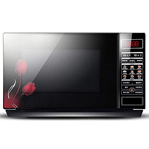 GMZS Horno de microondas Multifuncional 23L, descongelación nutricional de Tres etapas, Control móvil, convección Cocina Inteligente de Gran Capacidad Hogar, 800W