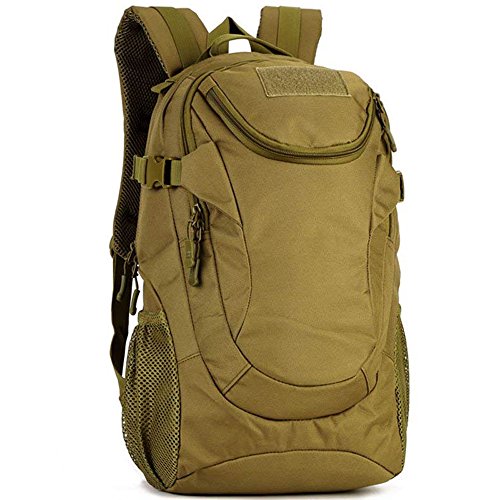 GQY Bolsa de Viaje 25L Mochila pequeña Informal Impermeable Mochila al Aire Libre Viaje de Vuelta Bolsa de Alpinismo niños y niñas Bolso de la computadora (Color : Brown)