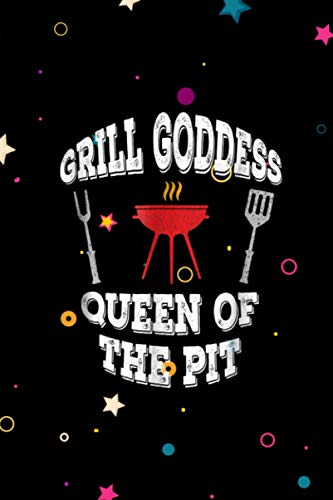 Grill Goddess Queen of the Pit Tee for Barbecue Fans Getting Things Done Planner: 114 pages size 6x9 inches