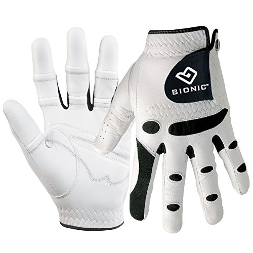 Guante de golf StableGrip Bionic para hombre L Blanco