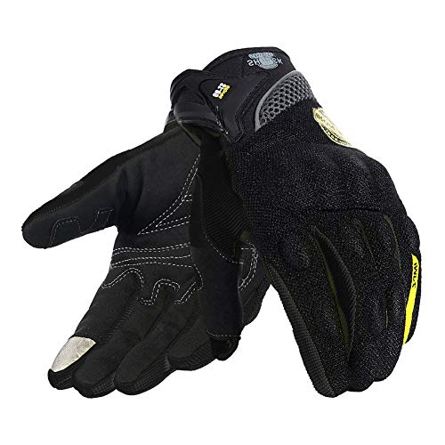 Guantes de Moto, Dedo Completo Guantes de Moto con Pantalla Táctil Guantes de Nudillos